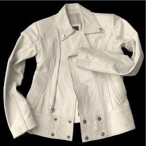 White Leather jacket